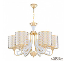 Подвесная люстра Arte Milano Florentia-3387 303387/6 Wh/Gd