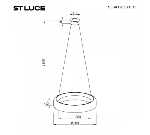 Подвесная люстра ST Luce Foray SL6019.333.01 Подвесная люстра ST Luce Foray SL6019.333.01