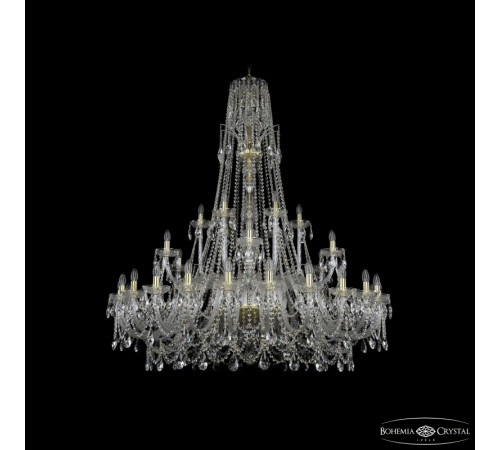 Подвесная люстра Bohemia Ivele Crystal 1411/24+6+6/530/XL-165 G Подвесная люстра Bohemia Ivele Crystal 1411/24+6+6/530/XL-165 G