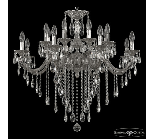 Подвесная люстра Bohemia Ivele Crystal Verona 72118/16/285 B Ni Подвесная люстра Bohemia Ivele Crystal Verona 72118/16/285 B Ni