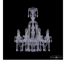Подвесная люстра Bohemia Ivele Crystal 1413/8/200/XL-66 Ni
