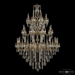 Подвесная люстра Bohemia Ivele Crystal Verona 72401/16+8+8/360/3D B GB FA4M