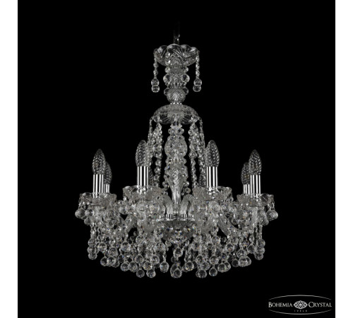 Подвесная люстра Bohemia Ivele Crystal 1409/8/160/XL-60 Ni