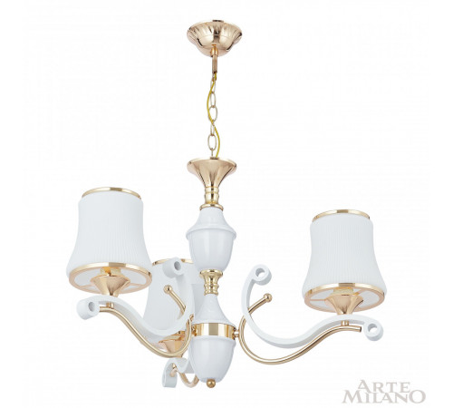 Подвесная люстра Arte Milano Florentia-3987 303987/3 Wh/Gd