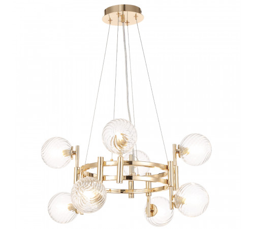 Подвесная люстра Crystal Lux LUXURY SP8 GOLD Подвесная люстра Crystal Lux LUXURY SP8 GOLD