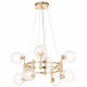 Подвесная люстра Crystal Lux LUXURY SP8 GOLD