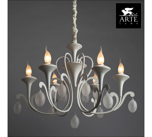 Подвесная люстра Arte Lamp Montmartre A3239LM-6WH