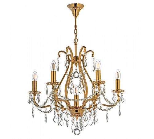 Подвесная люстра Arti Lampadari Ercolano E 1.1.6.602 G Подвесная люстра Arti Lampadari Ercolano E 1.1.6.602 G