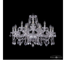 Подвесная люстра Bohemia Ivele Crystal 1413/10+5/300 Ni