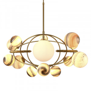 Подвесная люстра Delight Collection Planet KG1122P-13B brass
