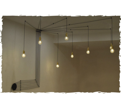 Подвесная люстра Lussole Loft GRLSP-9554