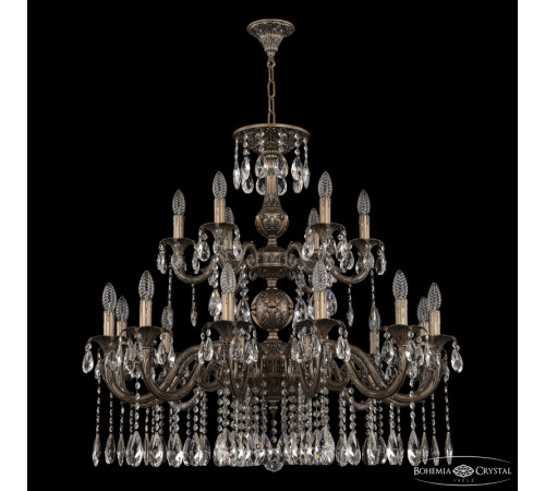 Подвесная люстра Bohemia Ivele Crystal AL79101/12+6/300/2D A SGB Подвесная люстра Bohemia Ivele Crystal AL79101/12+6/300/2D A SGB