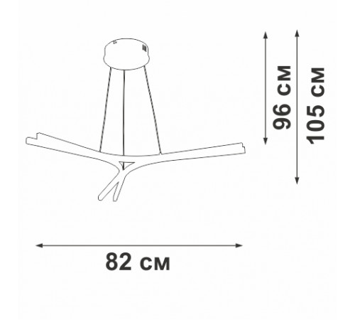 Подвесная люстра Vitaluce V2708-9/3S