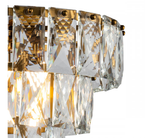 Подвесная люстра Delight Collection Amazone KG1113P-7 brass/clear Подвесная люстра Delight Collection Amazone KG1113P-7 brass/clear
