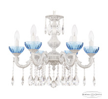 Подвесная люстра Bohemia Ivele Crystal AL79101/6/175 A WMN P Aquamarine/M-1H