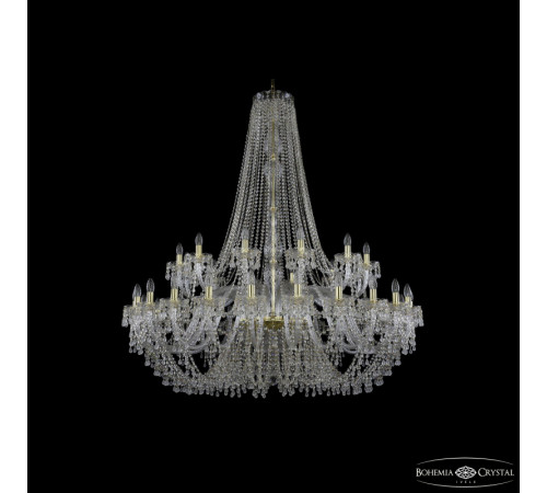 Подвесная люстра Bohemia Ivele Crystal 1410/24+12/530/h-156 G V0300 Подвесная люстра Bohemia Ivele Crystal 1410/24+12/530/h-156 G V0300