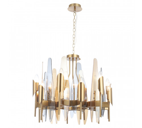 Подвесная люстра Crystal Lux CASA SP-PL12 BRASS Подвесная люстра Crystal Lux CASA SP-PL12 BRASS