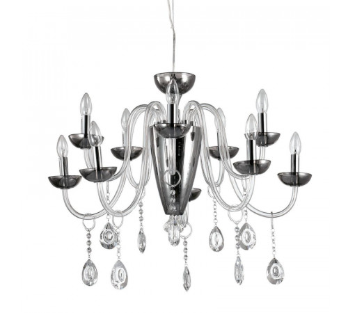 Подвесная люстра Ideal Lux Camelia SP11 Fume 117799 Подвесная люстра Ideal Lux Camelia SP11 Fume 117799