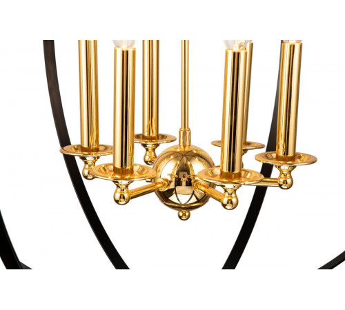Подвесная люстра iLamp Element 9977-800 GoldBlack Подвесная люстра iLamp Element 9977-800 GoldBlack