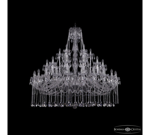 Подвесная люстра Bohemia Ivele Crystal 1413/24+12+6/530 Ni Подвесная люстра Bohemia Ivele Crystal 1413/24+12+6/530 Ni