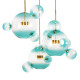 Подвесная люстра Loft IT Bolle 2027-D3 Blue