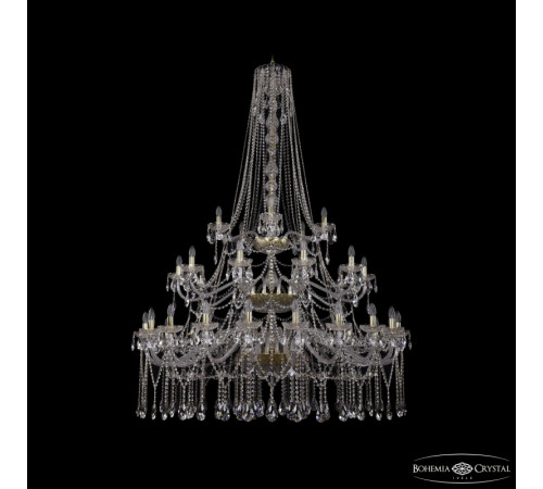 Подвесная люстра Bohemia Ivele Crystal 1413/20+10+5/530/h-201/3d G