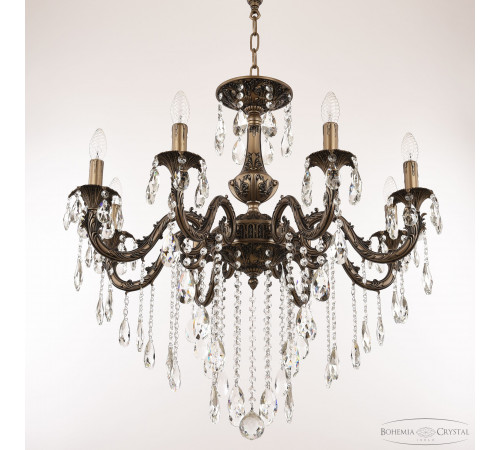 Подвесная люстра Bohemia Ivele Crystal AL79101/8/250 B SGB Подвесная люстра Bohemia Ivele Crystal AL79101/8/250 B SGB