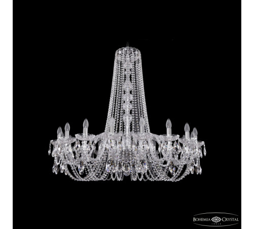 Подвесная люстра Bohemia Ivele Crystal 1402/18/400/h-105 Ni