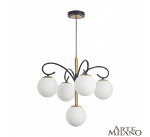 Подвесная люстра Arte Milano Neapolis 273808/4+1 BK/GD