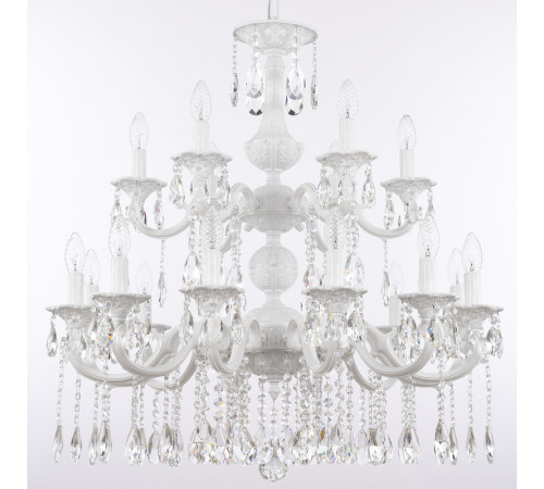 Подвесная люстра Bohemia Ivele Crystal AL78101/12+6/250/2D A WG