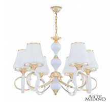 Подвесная люстра Arte Milano Florentia-2387 302387/6 Wh/Gd