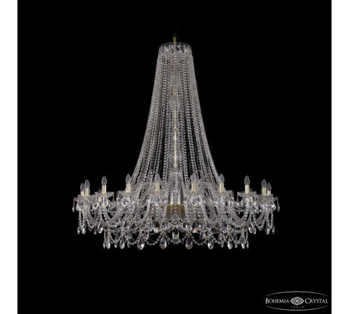 Подвесная люстра Bohemia Ivele Crystal 1411/20/530/h-157 G Подвесная люстра Bohemia Ivele Crystal 1411/20/530/h-157 G