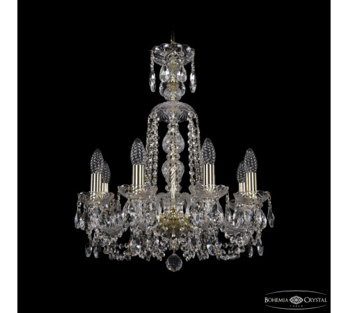 Подвесная люстра Bohemia Ivele Crystal 1402/8/160/XL-59 G Подвесная люстра Bohemia Ivele Crystal 1402/8/160/XL-59 G