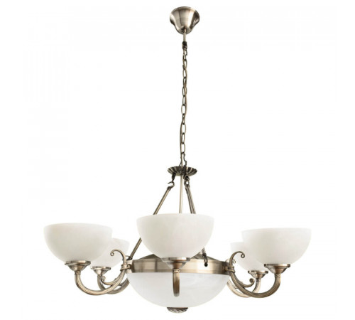 Подвесная люстра Arte Lamp Windsor White A3777LM-6-2AB Подвесная люстра Arte Lamp Windsor White A3777LM-6-2AB