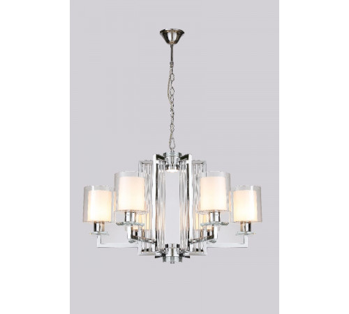 Подвесная люстра iLamp King RM6201-6 CR+CL Подвесная люстра iLamp King RM6201-6 CR+CL