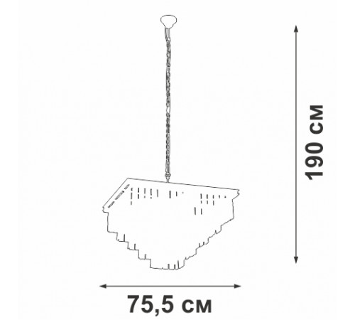 Подвесная люстра Vitaluce V5818-8/13 Подвесная люстра Vitaluce V5818-8/13