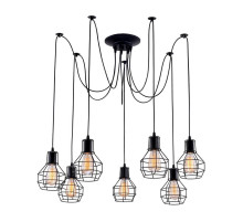 Подвесная люстра Arte Lamp A1109SP-7BK