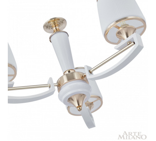 Подвесная люстра Arte Milano Florentia-2457 302457/3 Wh/Gd