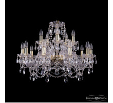 Подвесная люстра Bohemia Ivele Crystal 1411/10+5/240 G