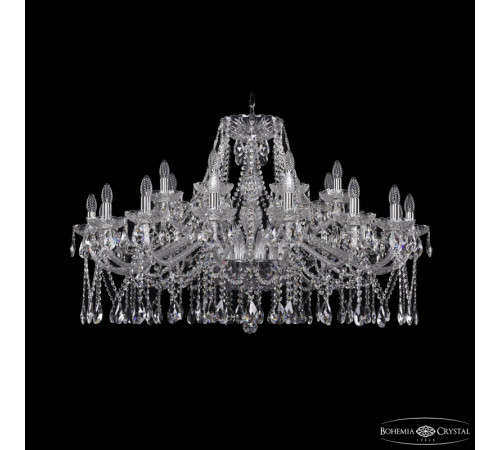 Подвесная люстра Bohemia Ivele Crystal 1413/16+8/400 Ni Подвесная люстра Bohemia Ivele Crystal 1413/16+8/400 Ni