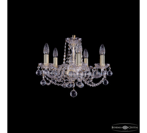 Подвесная люстра Bohemia Ivele Crystal 1402/5/141 G Balls Подвесная люстра Bohemia Ivele Crystal 1402/5/141 G Balls