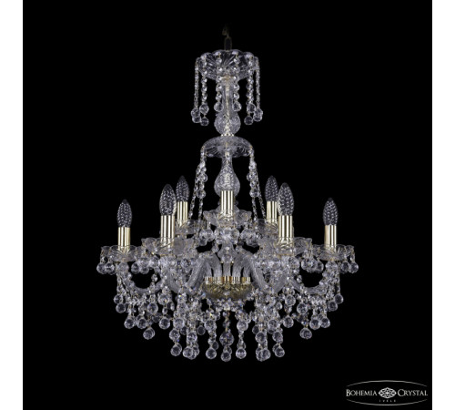 Подвесная люстра Bohemia Ivele Crystal 1409/6+3/195/XL-68 G Подвесная люстра Bohemia Ivele Crystal 1409/6+3/195/XL-68 G
