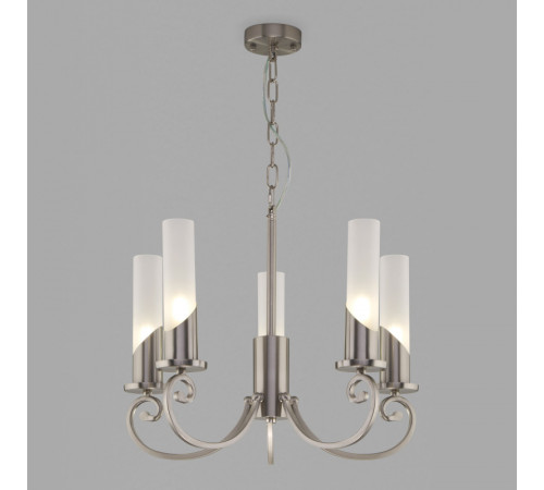 Подвесная люстра Eurosvet 60117/5 никель
