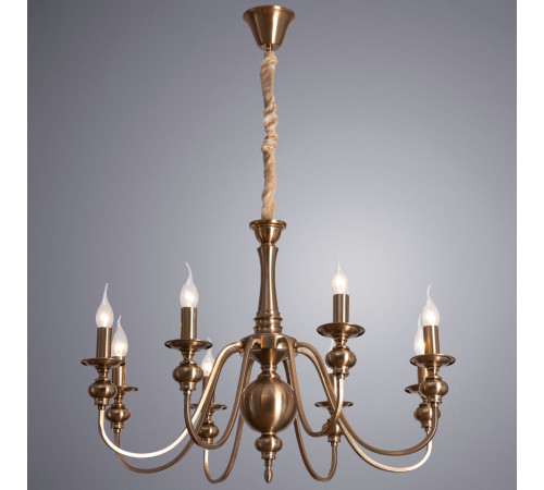 Подвесная люстра Arte Lamp Passoni A6097LM-8PB Подвесная люстра Arte Lamp Passoni A6097LM-8PB