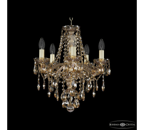 Подвесная люстра Bohemia Ivele Crystal 1415/5/141 G M721 Подвесная люстра Bohemia Ivele Crystal 1415/5/141 G M721