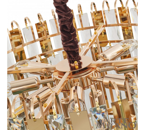 Подвесная люстра Arte Milano 25388.D600.H520.E14.11 G Подвесная люстра Arte Milano 25388.D600.H520.E14.11 G