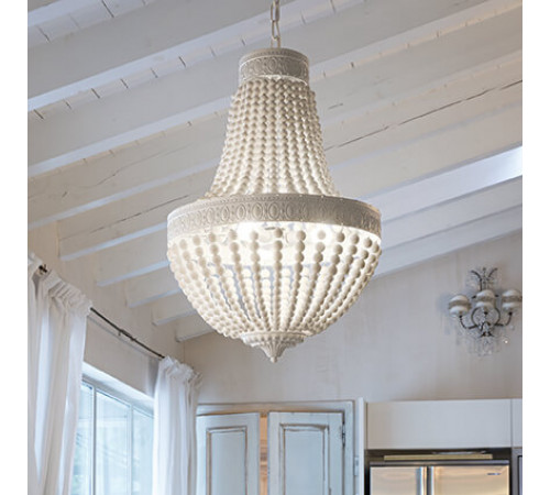 Подвесная люстра Ideal Lux Monet SP5 Bianco 162737 Подвесная люстра Ideal Lux Monet SP5 Bianco 162737