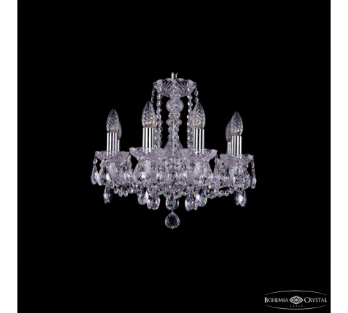 Подвесная люстра Bohemia Ivele Crystal 1402/8/141 Ni Подвесная люстра Bohemia Ivele Crystal 1402/8/141 Ni