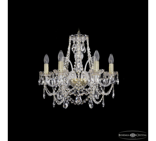 Подвесная люстра Bohemia Ivele Crystal 1411/6/160 G Подвесная люстра Bohemia Ivele Crystal 1411/6/160 G