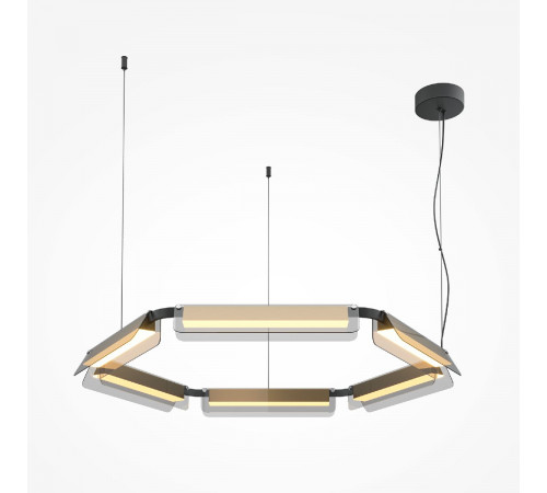 Подвесная люстра Maytoni Flat MOD296PL-L60BS3K Подвесная люстра Maytoni Flat MOD296PL-L60BS3K